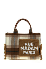 Carica l&#39;immagine nel visualizzatore di Gallery, STANFORDTOTE-CHECKBROWN - borsa - Rue Madam
