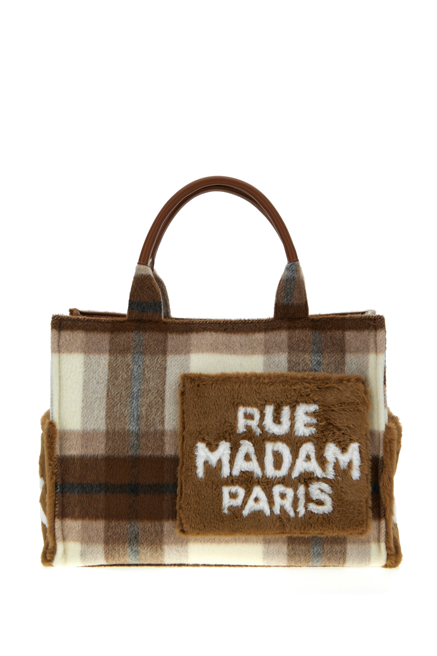 STANFORDTOTE-CHECKBROWN - borsa - Rue Madam