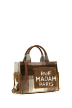 Carica l&#39;immagine nel visualizzatore di Gallery, STANFORDMINITOTE-CHECKBROWN - borsa - Rue Madam
